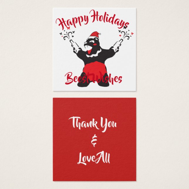 Party Bear Thank You (Front & Back)