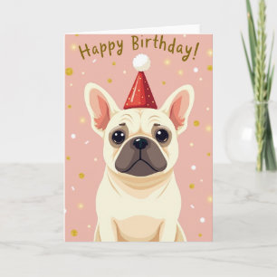 Party Birthday Puppy Hat Card