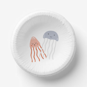 Party Bowl Jellyfish Paper Plate