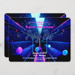 Party Bus Glow Party Club Hopping 21st Birthday Invitation<br><div class="desc">Customize for your event</div>