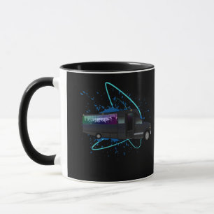 Party Bus Time Colourful Nightlife Energy Fun Mug