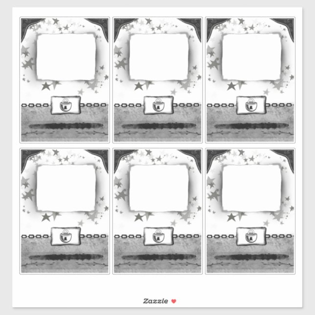 Party Cards Stickers for Planners or Custom Names  (Sheet)