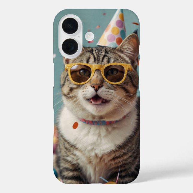 Party Cat Case-Mate iPhone Case (Back)