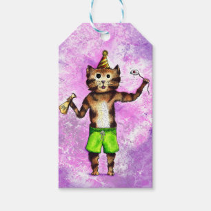 Party Cat Gift Tags