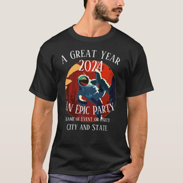 Party Celebration Holiday Dinner Festival 2024 T-Shirt (Front)