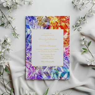 Party Colour Diamond Rainbow Gemstone Wedding