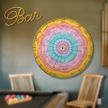 Party Colourful Pastel Rainbow Rustic Wood Tone  Dartboard<br><div class="desc">Party Colourful Pastel Rainbow Rustic Wood Tone    A rustic Wood Grain Dartboard makes the perfect personalized Gift,  it's great for weddings,  parties,  Shoers,  family reunions,  and just everyday fun. Our easy-to-use template makes personalizing easy.</div>