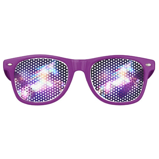 Party Cool Unicorn Retro Sunglasses (Front)