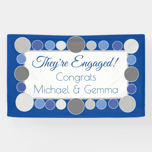Party!! Custom engagement banner!! Banner (Horizontal)