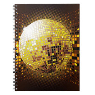 Party Disco: Vintage Glowing Lights. Notebook