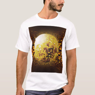 Party Disco: Vintage Glowing Lights. T-Shirt