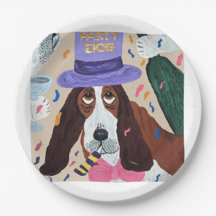 Party Dog Basset Hound 