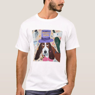 Party Dog Basset Hound T-Shirt