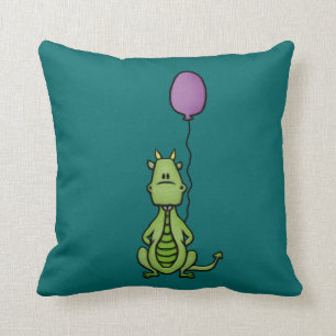 Party Dragon Throw Pillow