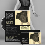 Party Dress, Women's Clothing Store Advertising Flyer<br><div class="desc">Party Dress,  Women's Clothing Store Advertising Flyers By The Business Card Store.</div>