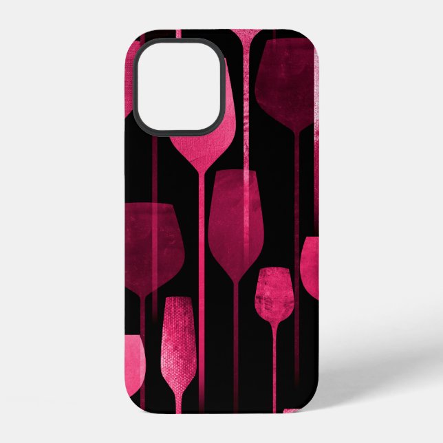 Party drinks seamless pattern iPhone case (Back)