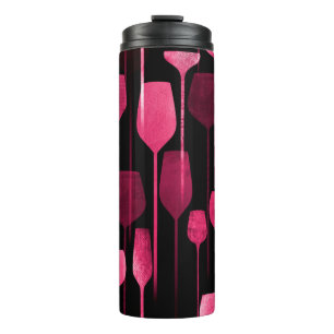 Party drinks seamless pattern thermal tumbler