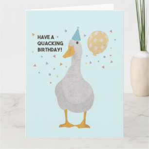Party Duck Pun: Have a Quacking Birthday Card