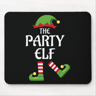Party Elf Family Matching Group Christmas Dancing Mouse Pad