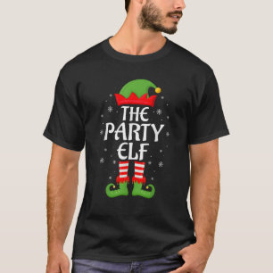 Party Elf Xmas Family Matching Elf Squad Christmas T-Shirt