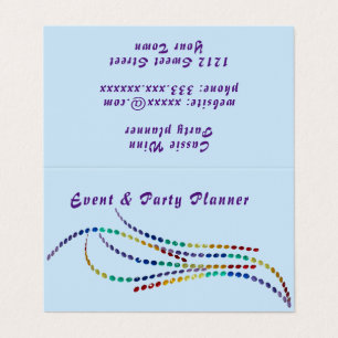 Party Event Celebratio planner business organizer  Card