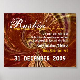 Party Event Poster template #011