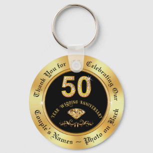 Party Favors for 50th Wedding Anniversary, Cheap Keychain