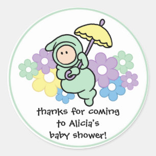 Party Favour Baby Shower Sticker