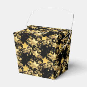 Party Favour Box-Gold Stars Favour Box