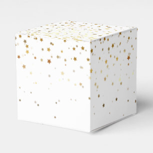 Party Favour Box-Gold Stars Favour Box