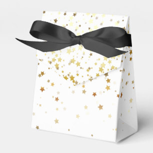 Party Favour Box-Gold Stars Favour Box