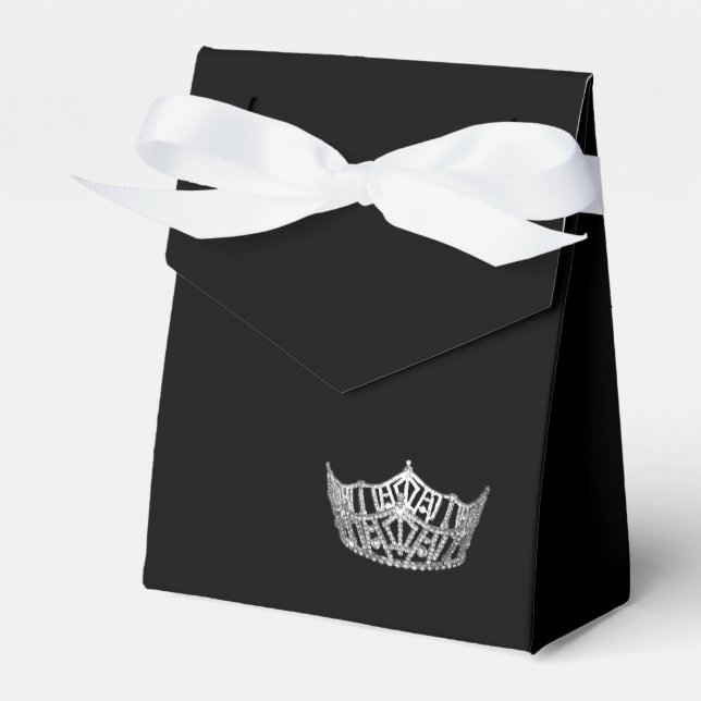 Party Favour Box Pageant Crown (Front Side)