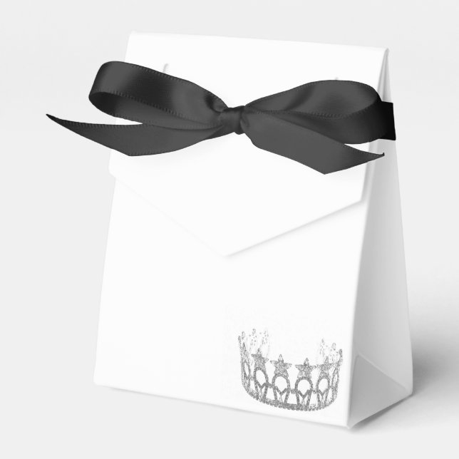 Party Favour Box Pageant Crown (Front Side)