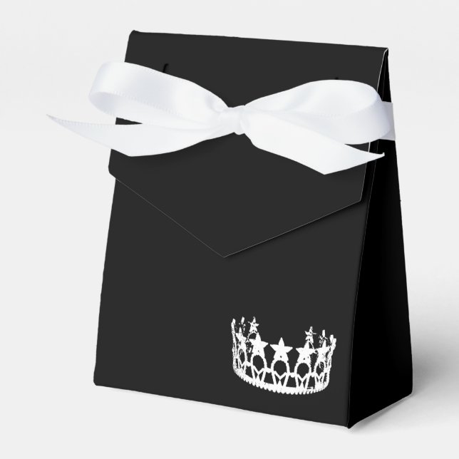 Party Favour Box Pageant Crown (Front Side)