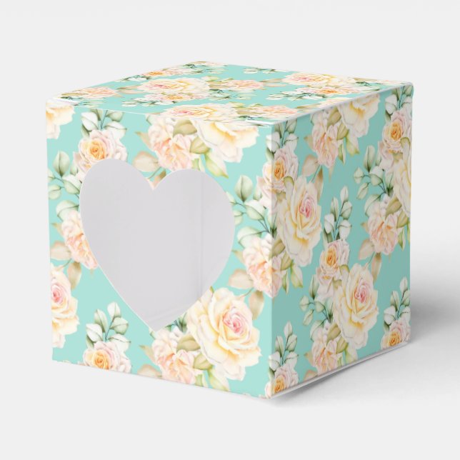 Party Favour Box Roses (Front Side)