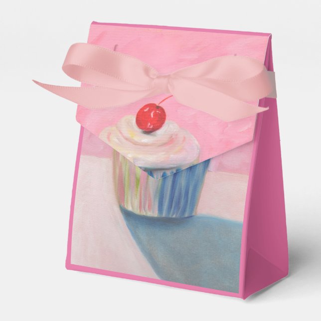 Party Favour Boxes - Takeout Boxes - Cupcakes Gift (Front Side)