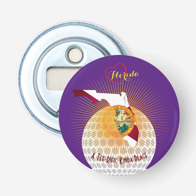 Party Favours Florida Bottle Opener (Front)