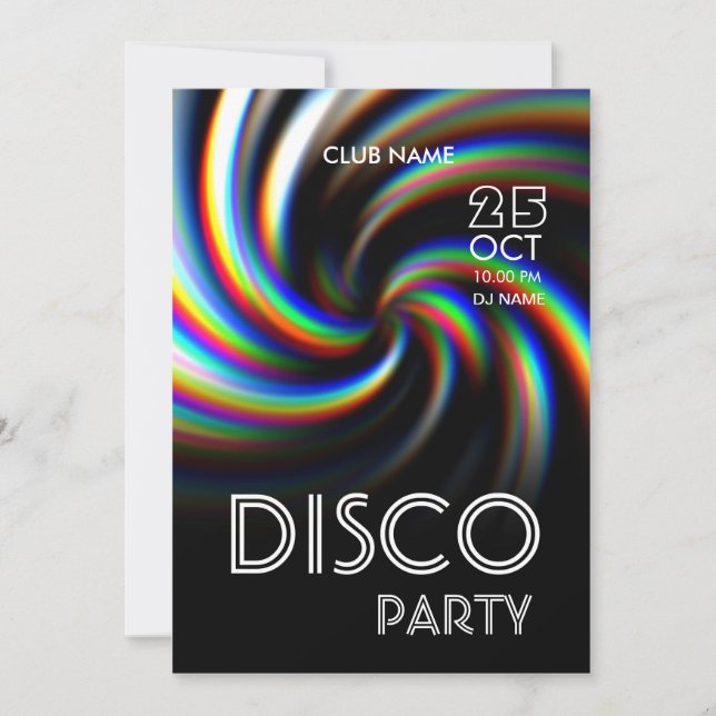 PARTY FLYER INVITATION BACKGROUND (Front)