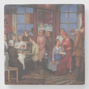 Party For Moving into a New House Stone Coaster