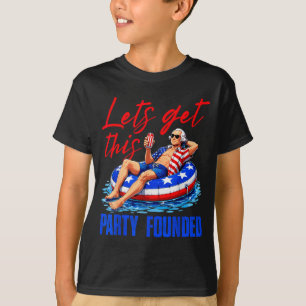Party founded george washington 4th of july T-Shirt