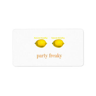 Party Freaky Labels and Stickers