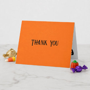 Party Friend or Date Halloween Thank You Card