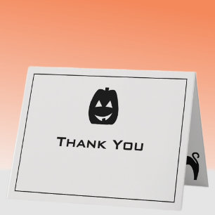 Party Friend or Date Halloween Thank You Card