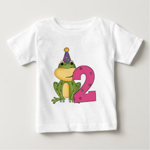 Party Frog 2nd Birthday T-shirts and Gifts