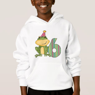 Party Frog 6th Birthday T-shirts and Gifts