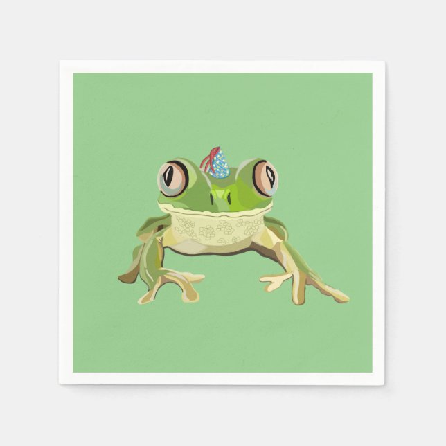 Party Frog Napkins (Front)