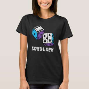 Party Gambler Vintage Casino Dice Good Luck Game N T-Shirt
