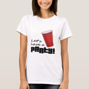 Party Girl - Funny Red Drinking Cup Tank Top