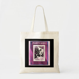 Party Girl In Pink Tote Bag