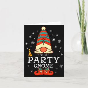 Party Gnome Xmas Group Family Matching Christmas H Card